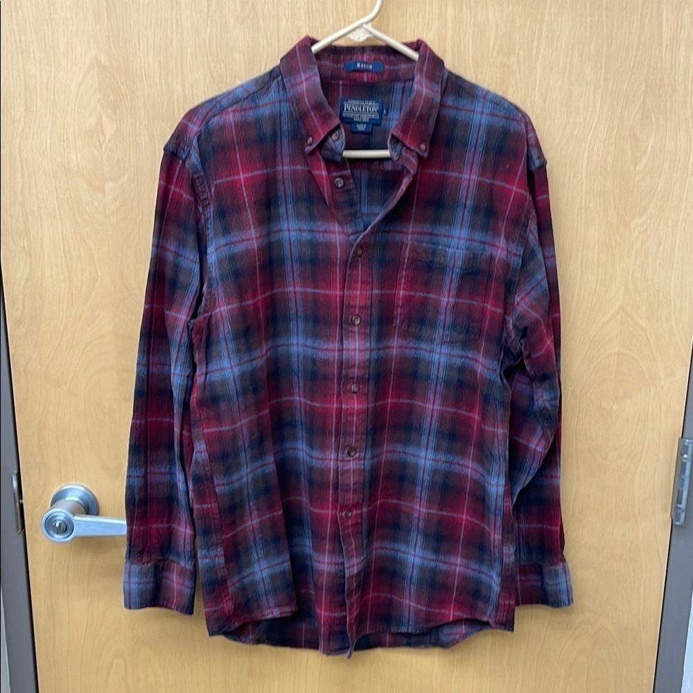 Pendleton Men's Red Plaid Shirt